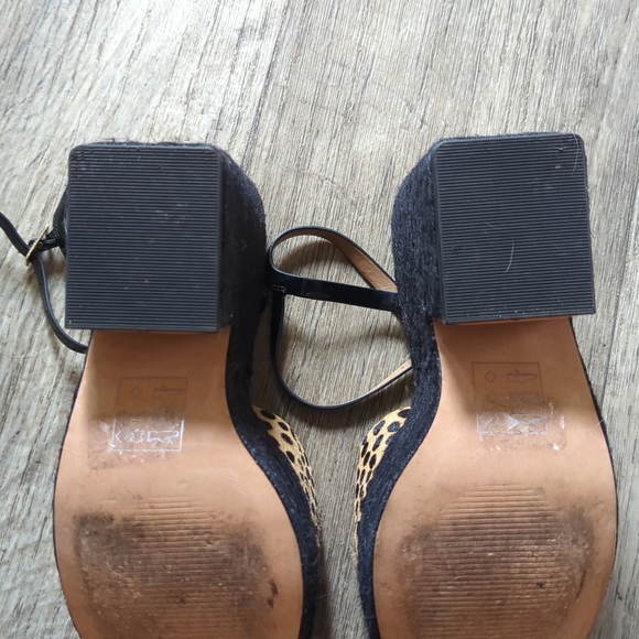 ASOS Spotted Calf Hair and Rope Platforms - Picture 6 of 8